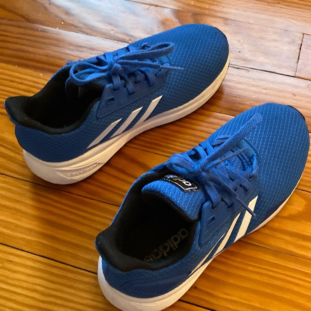 Little boy sneakers blue adidas